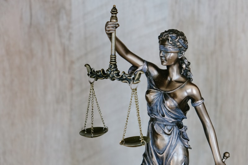 Scales of justice representing government benefit regulations